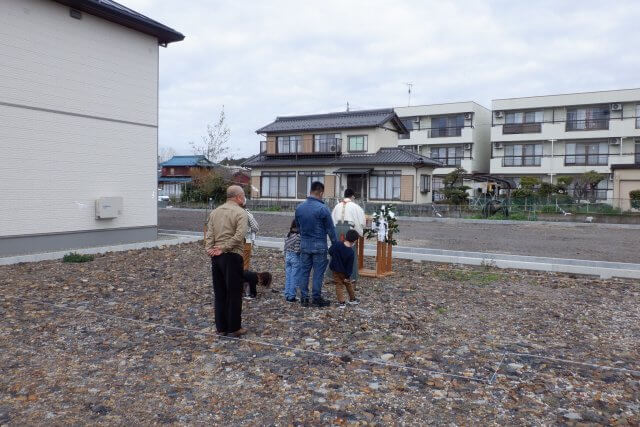 関市で着工です！地鎮祭！ | 着工