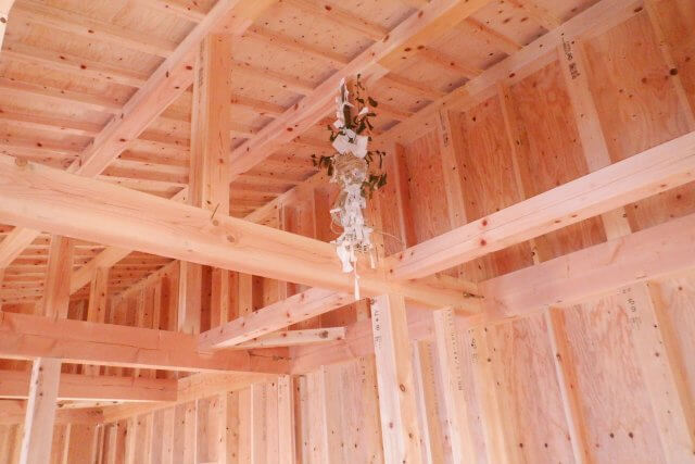 内部の骨組みが…!! | 建て方