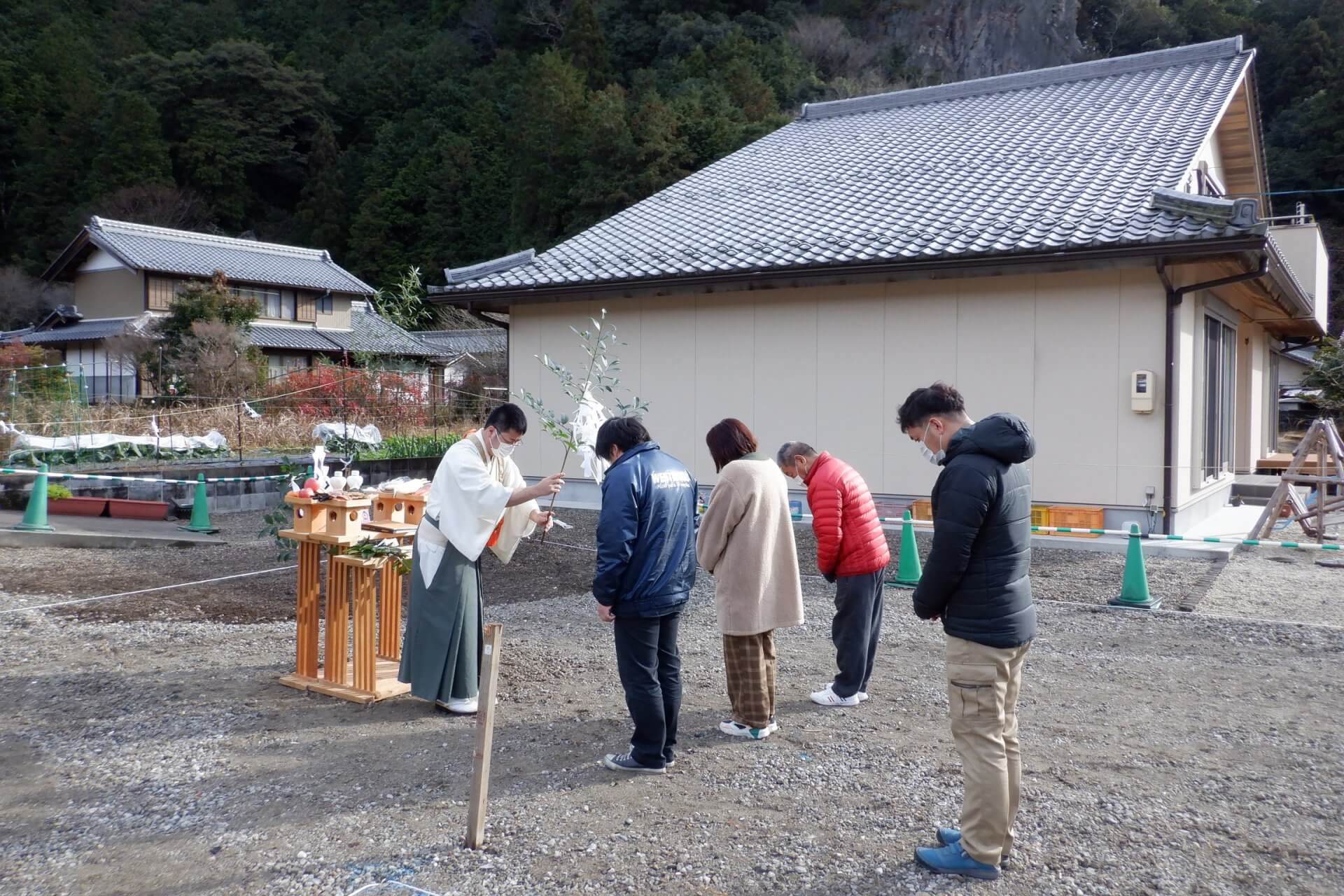 地鎮祭！_美濃市K様邸 | 着工