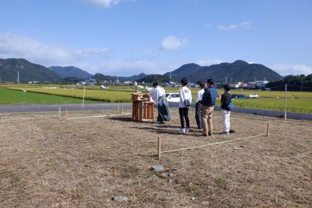 地鎮祭_美濃市F様邸 | 着工