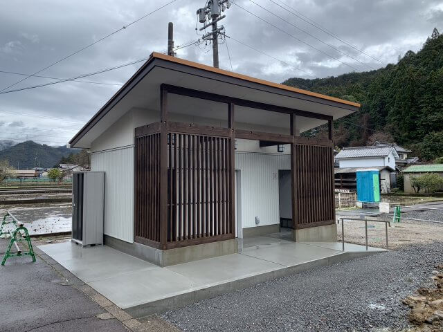 観光地の公衆トイレが完成しました!その①_美濃市洲原公衆トイレ | お引き渡し